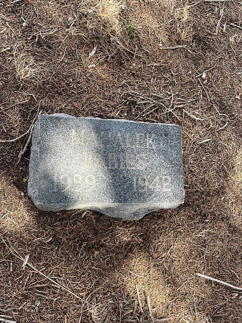 Babies Mahalek's grave. Photo 4