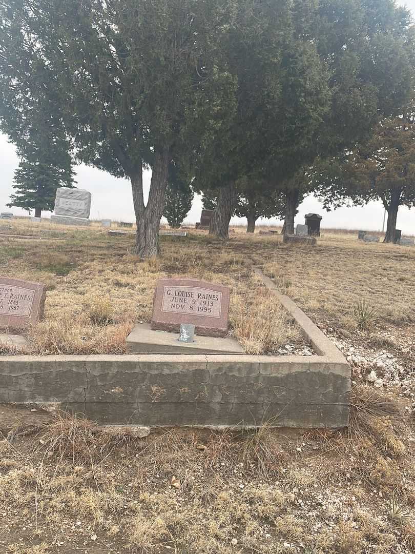 G. Louise Raines's grave. Photo 1