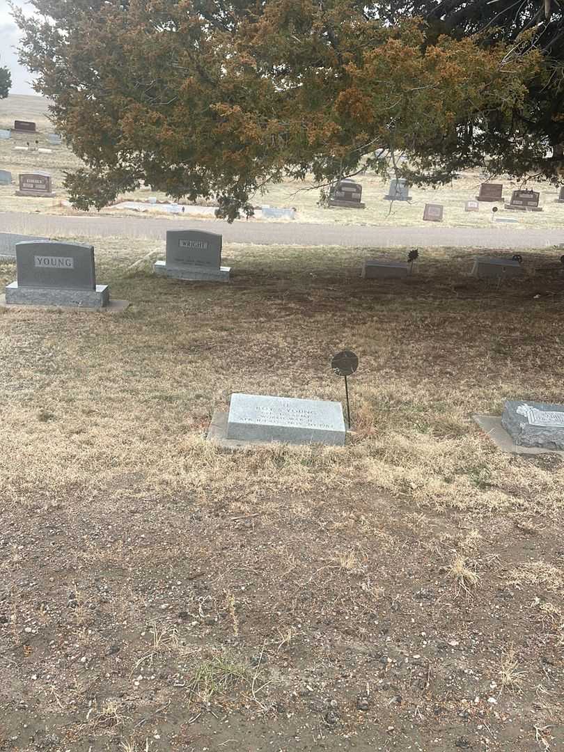 Roy S. Young's grave. Photo 2