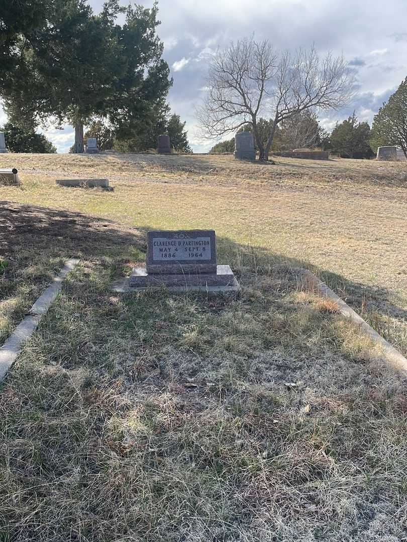 Clarence D. Partington's grave. Photo 1