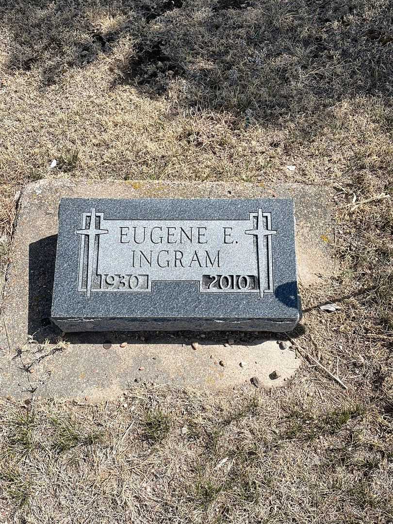 Eugene E. Ingram's grave. Photo 3