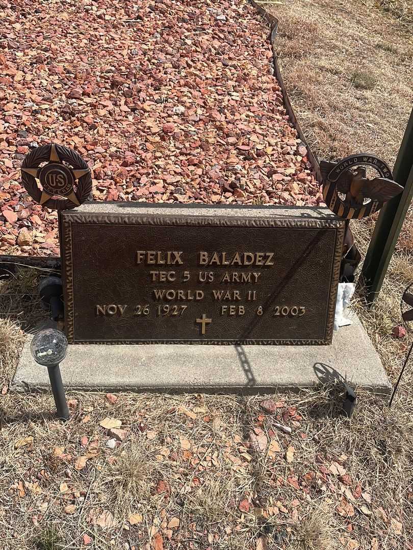 Felix Baladez's grave. Photo 3