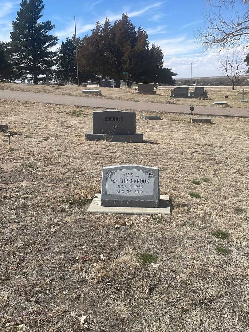 Alys L. Von Ehrenkrook's grave. Photo 1