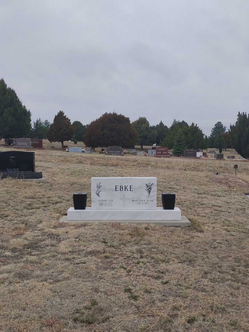 Albert Lee Ebke's grave. Photo 1