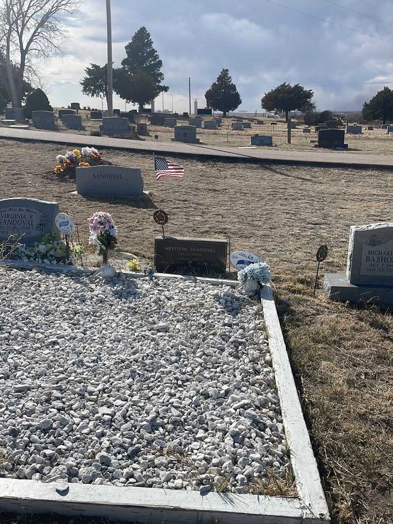 Meliton Sandoval Senior's grave. Photo 1