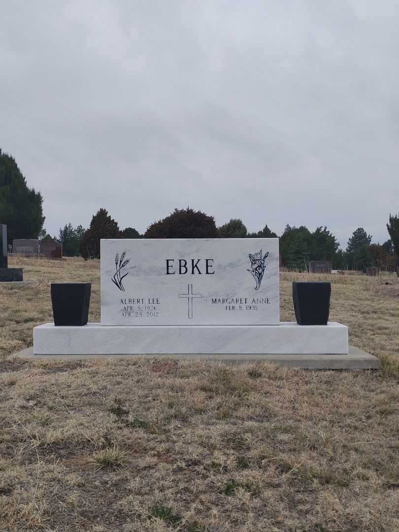 Albert Lee Ebke's grave. Photo 2