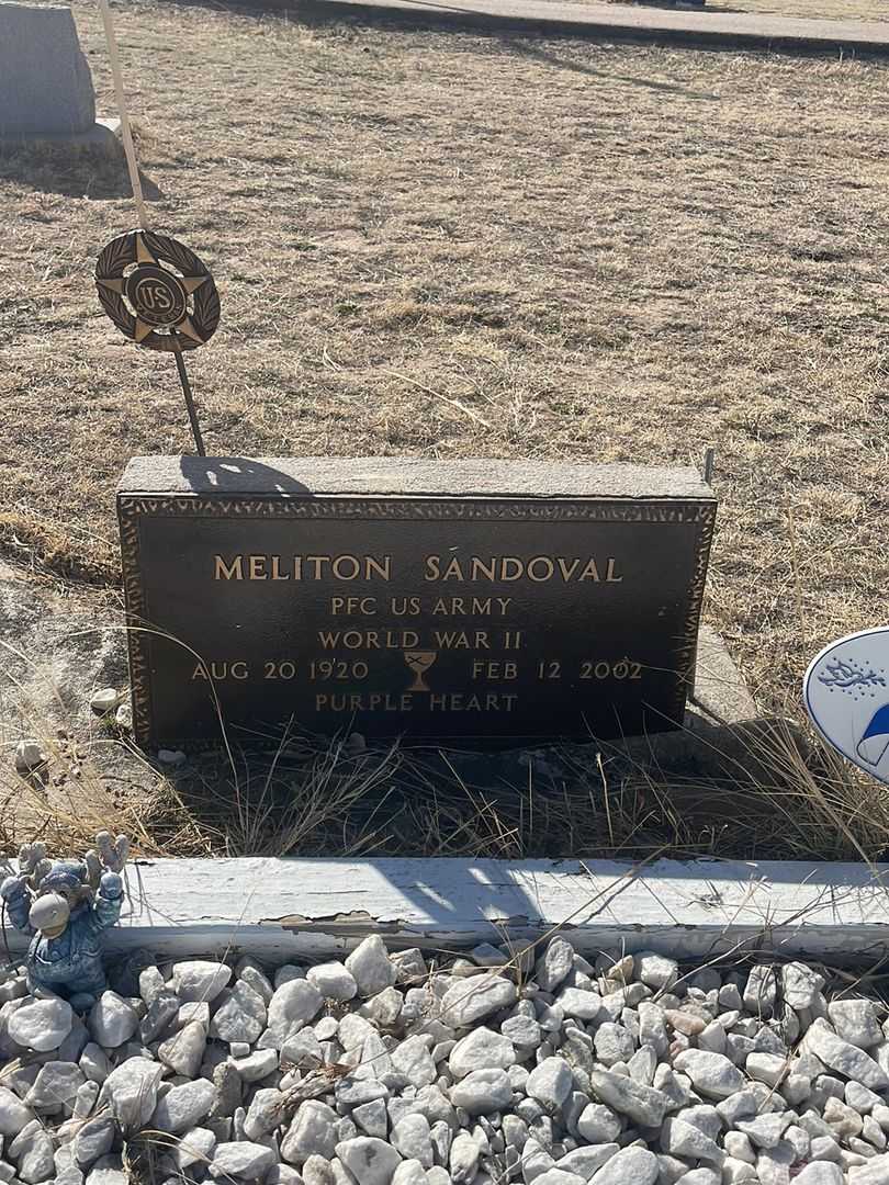 Meliton Sandoval Senior's grave. Photo 2