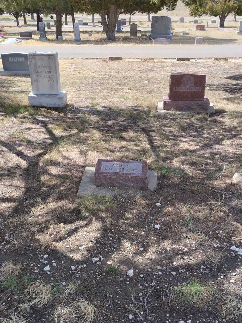 Adolph Lanckriet's grave. Photo 2