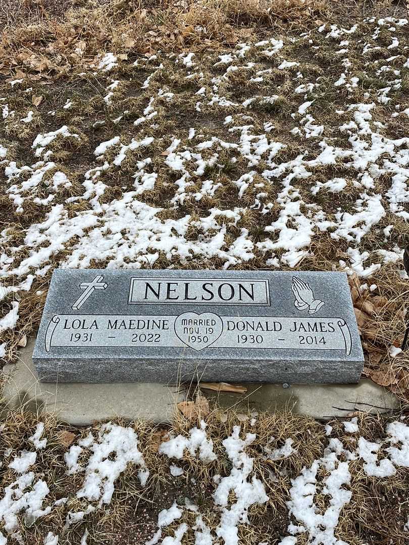 Donald James Nelson's grave. Photo 2