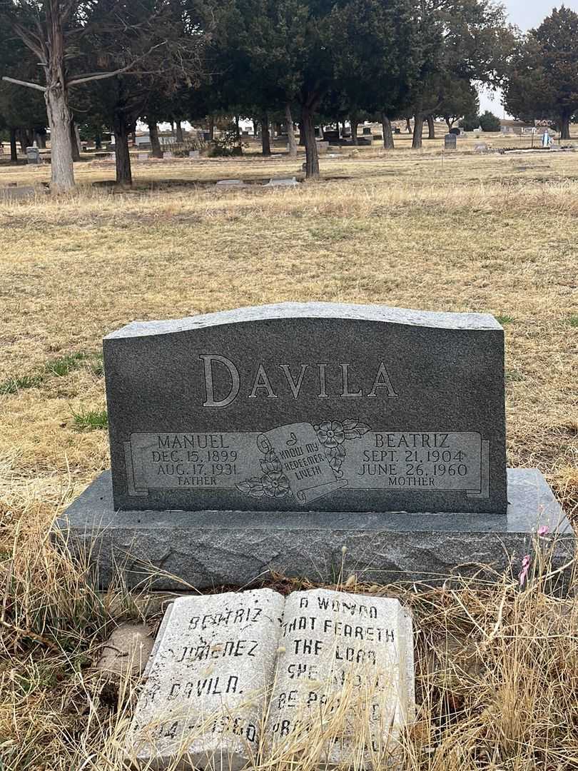 Beatriz Davila's grave. Photo 2