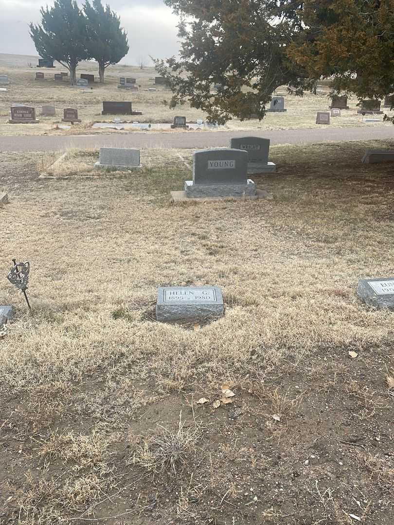 Helen G. Young's grave. Photo 2