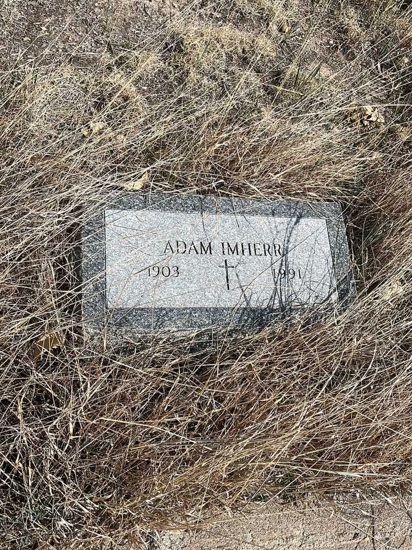 Adam Imherr's grave. Photo 2