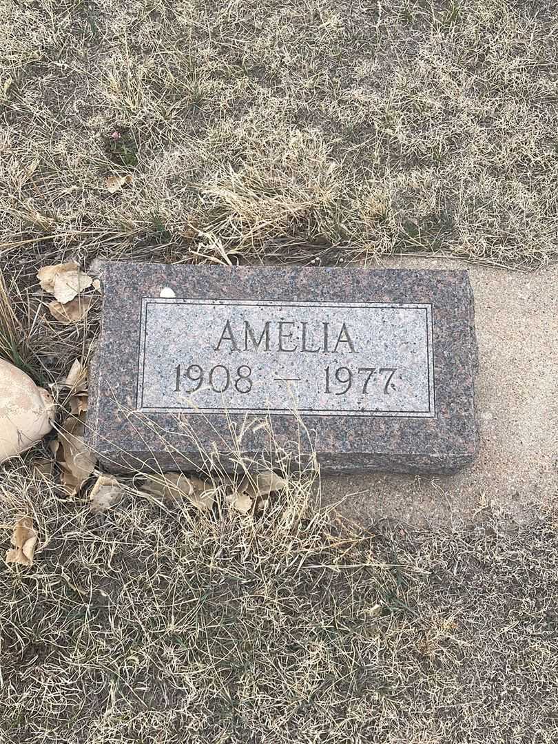 Amelia Updike's grave. Photo 3