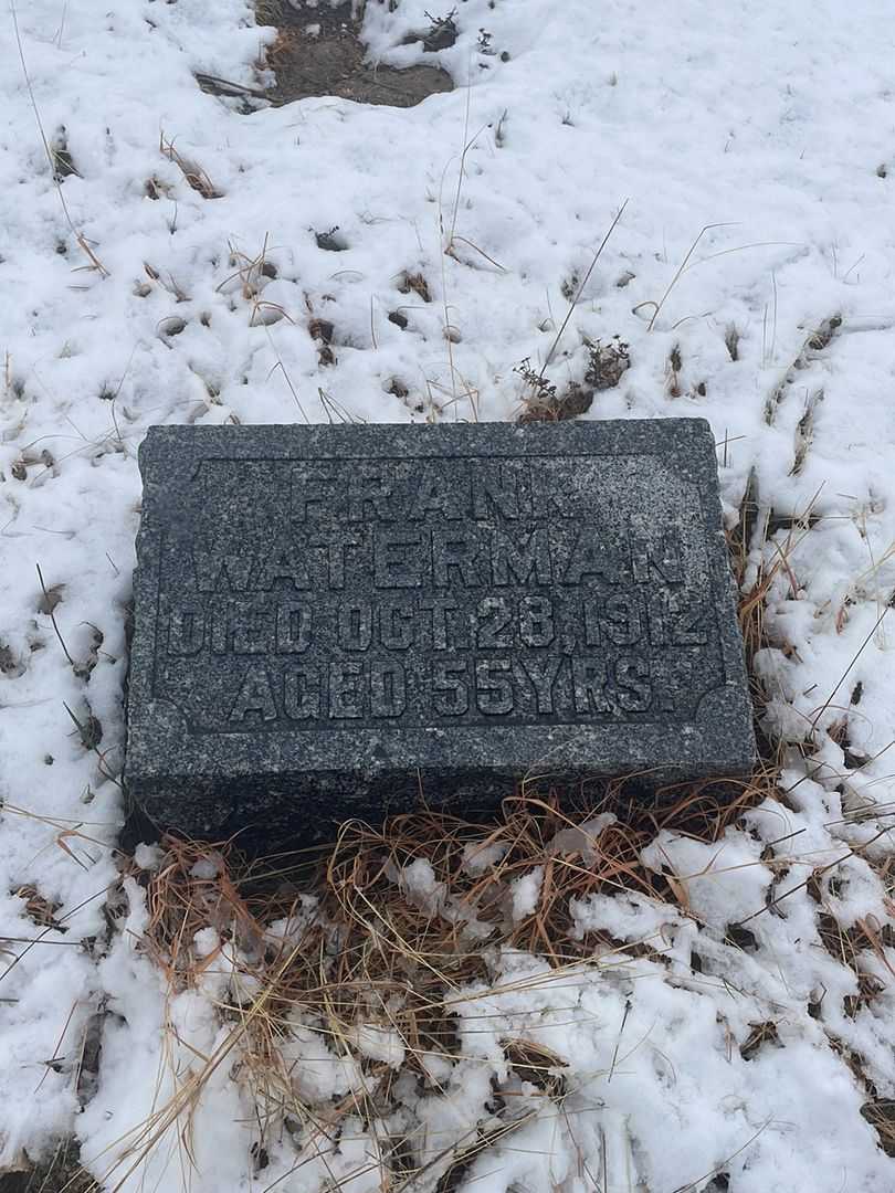 Frank Waterman's grave. Photo 3