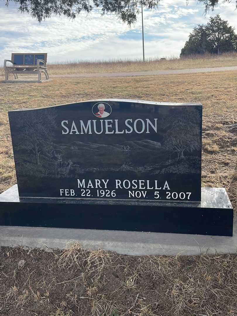 Mary Rosella Samuelson's grave. Photo 2