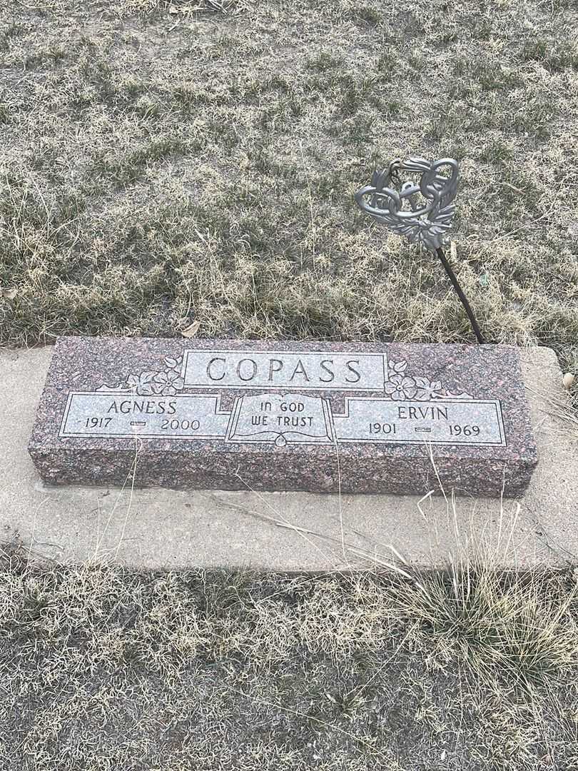 Agnes Lafferty Copass's grave. Photo 2