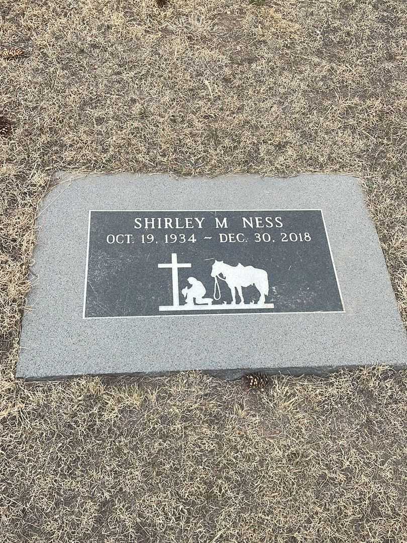 Shirley M. Ness's grave. Photo 3