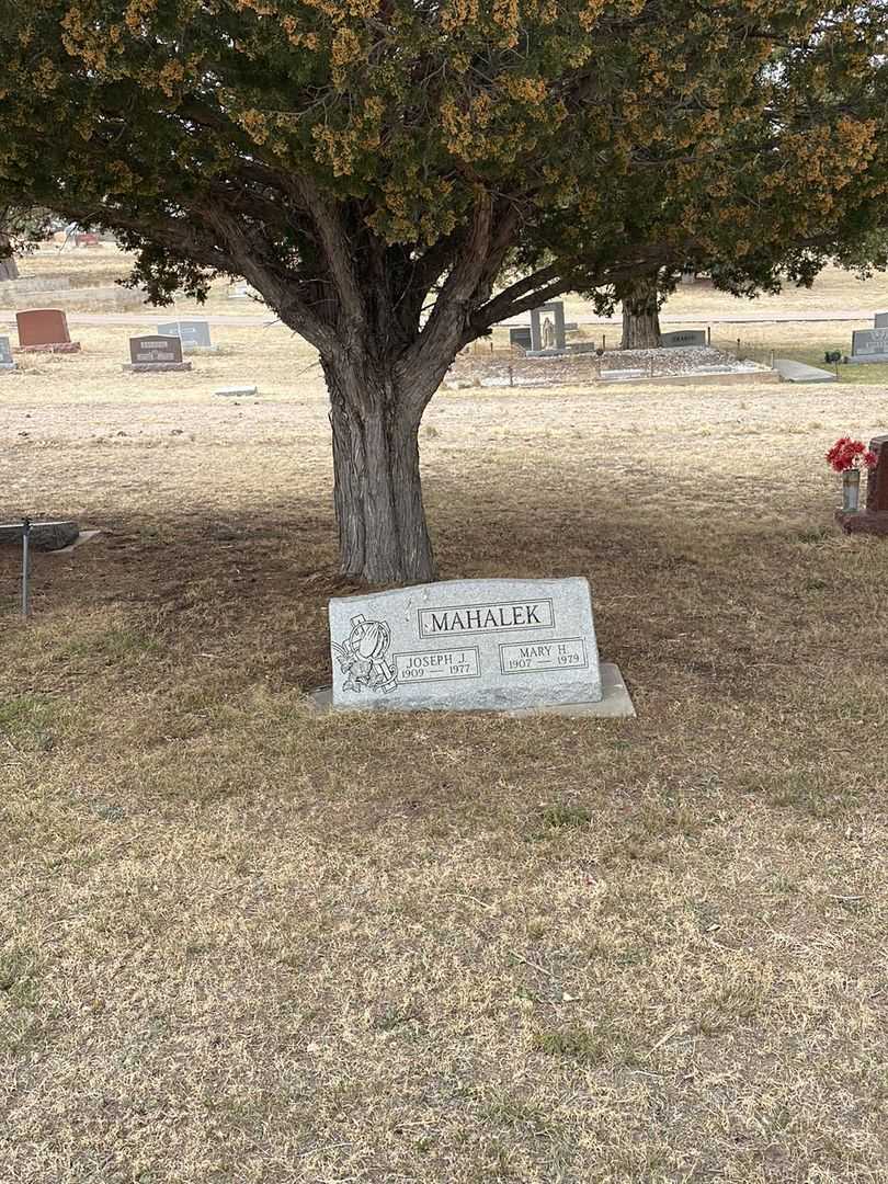 Joseph J. Mahalek's grave. Photo 1