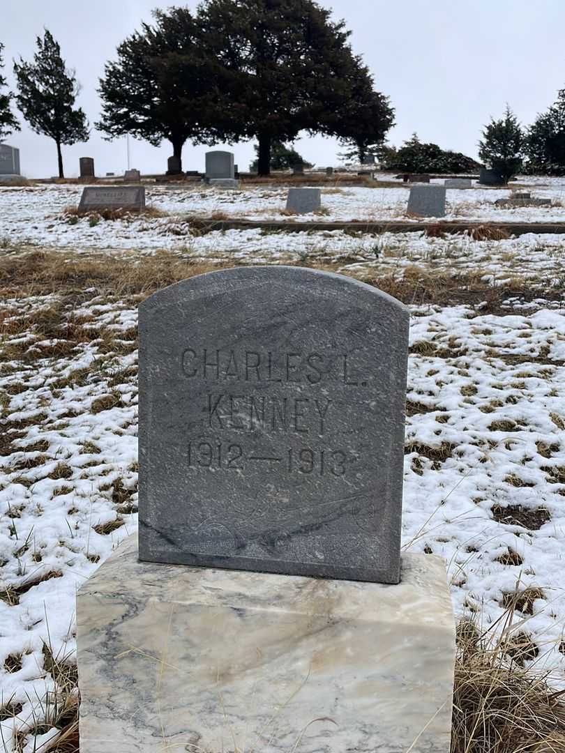 Charles L. Kenney's grave. Photo 2