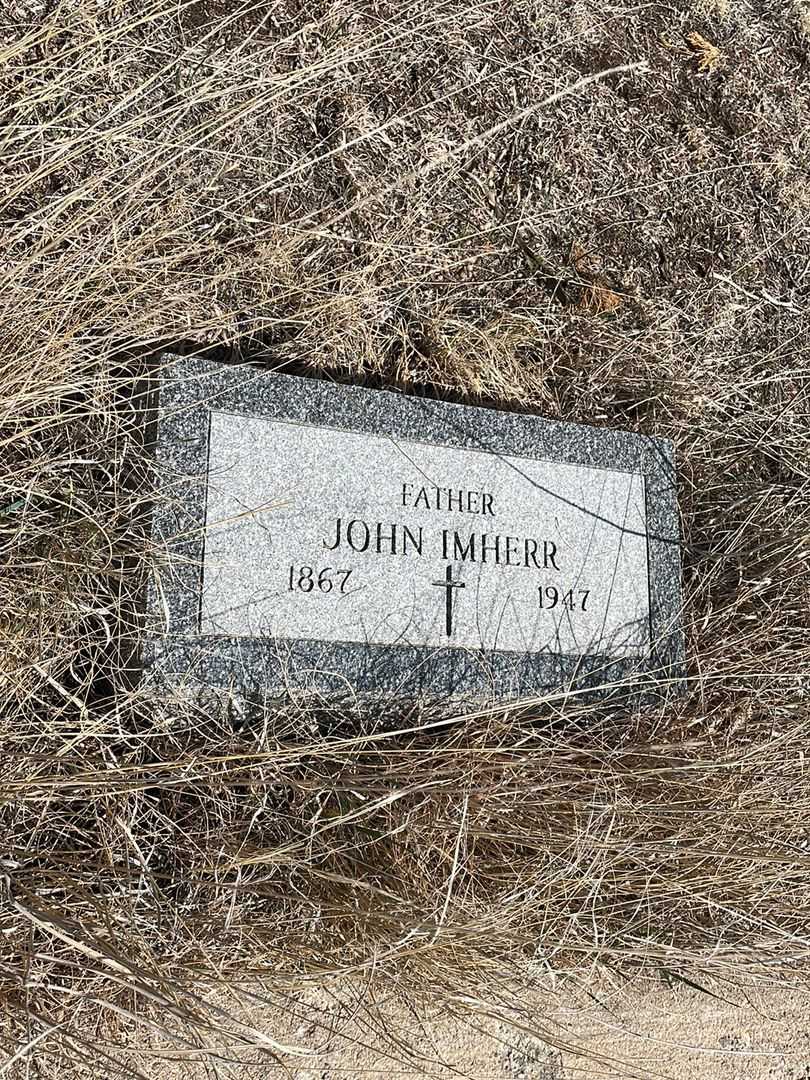 John Imherr's grave. Photo 2