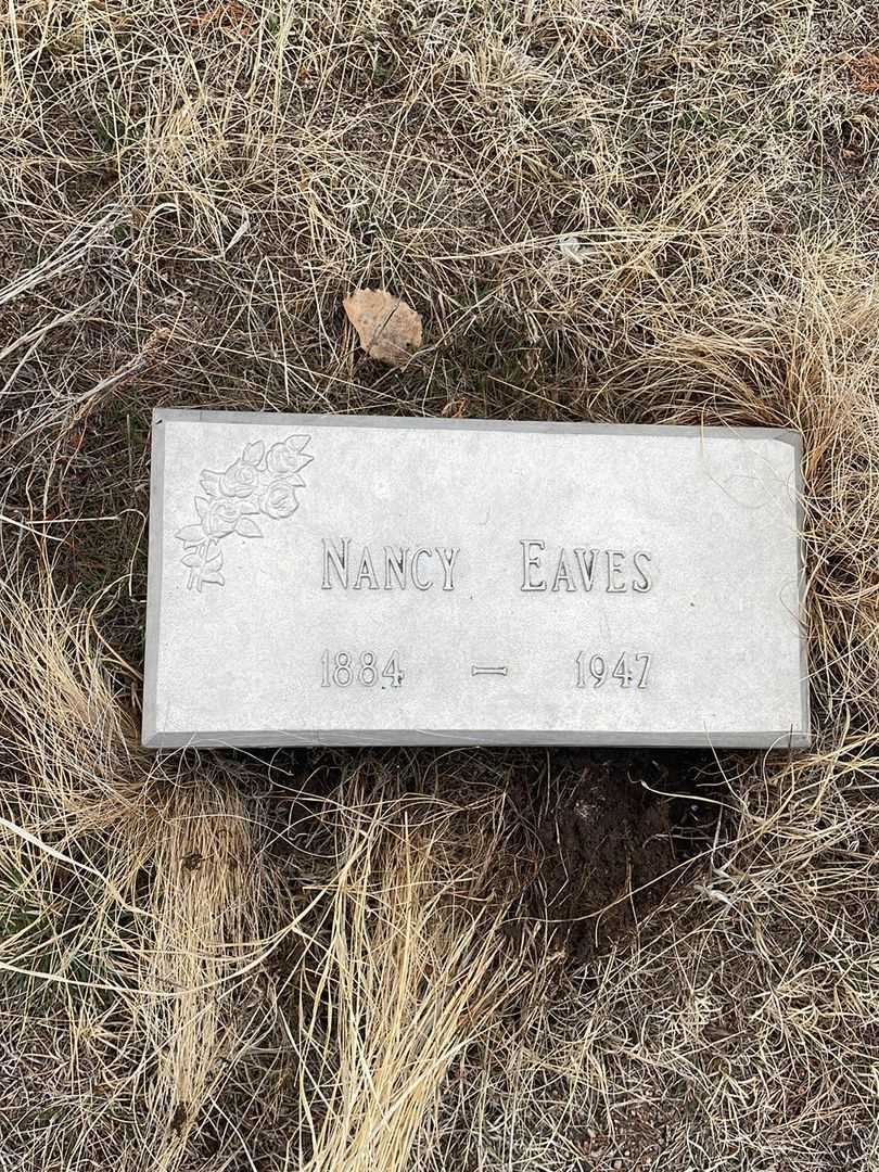 Nancy Eaves's grave. Photo 2
