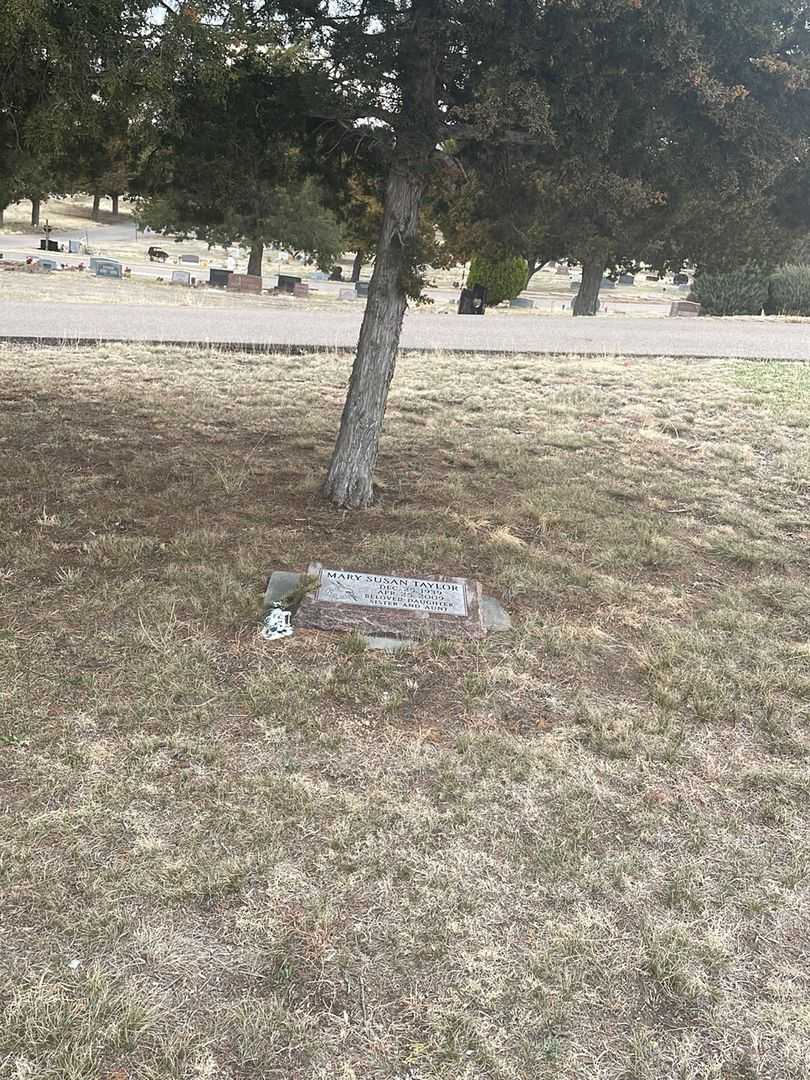 Mary Susan Taylor's grave. Photo 2