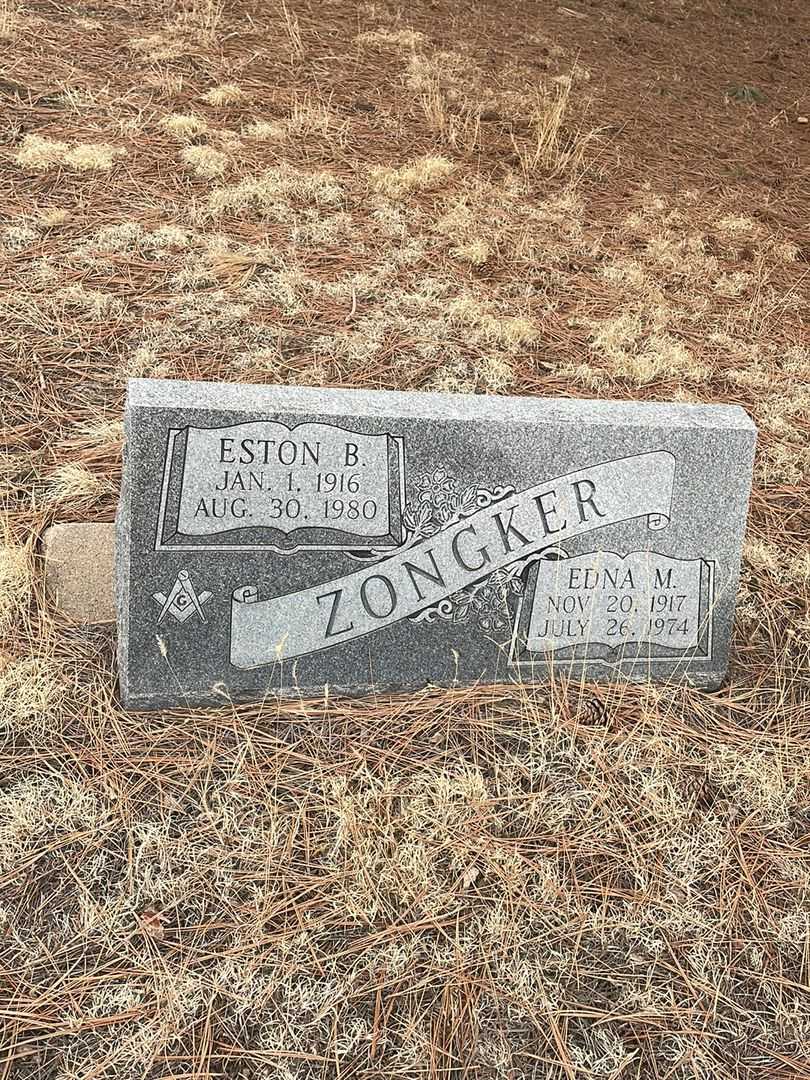 Edna M. Zongker's grave. Photo 2