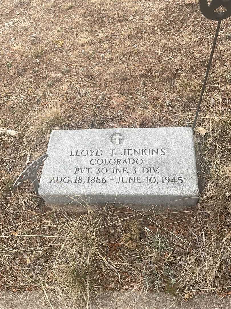 Lloyd T. Jenkins's grave. Photo 2