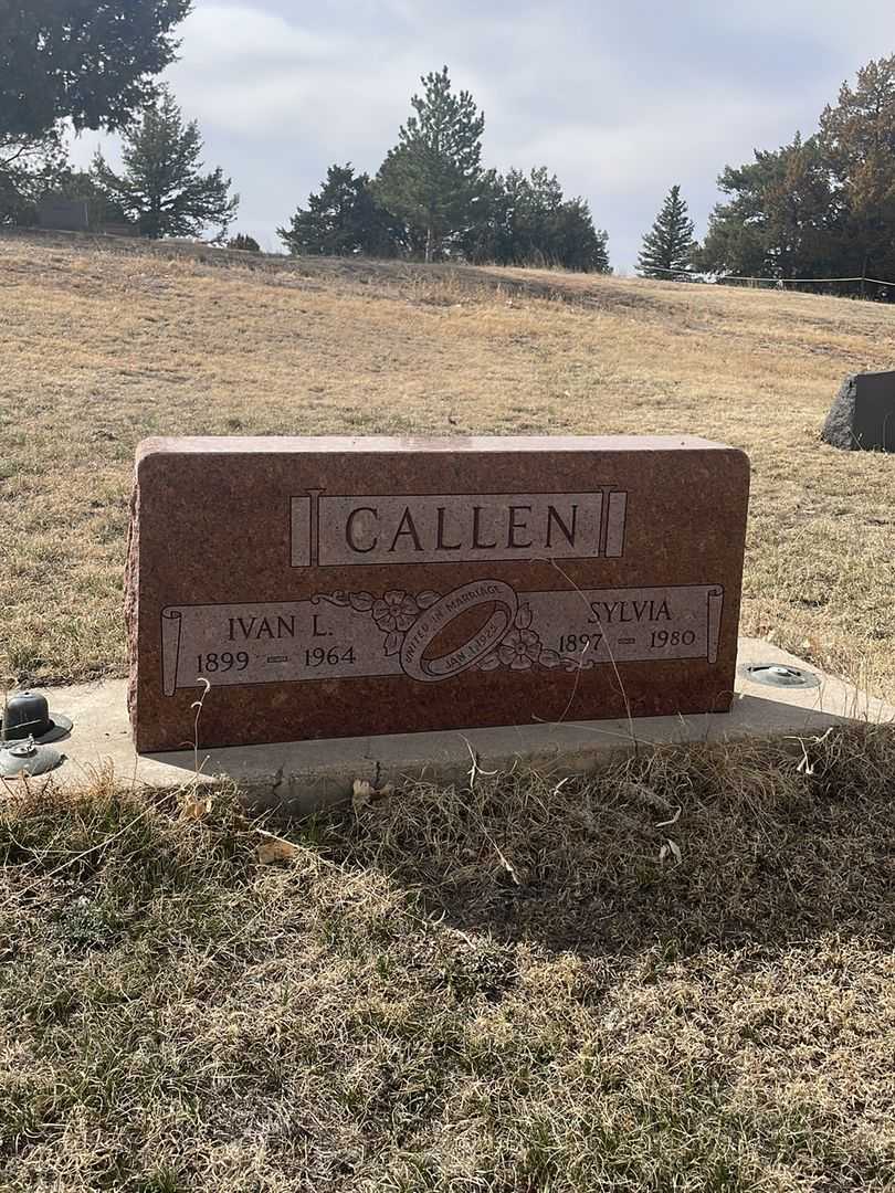 Sylvia Callen's grave. Photo 2