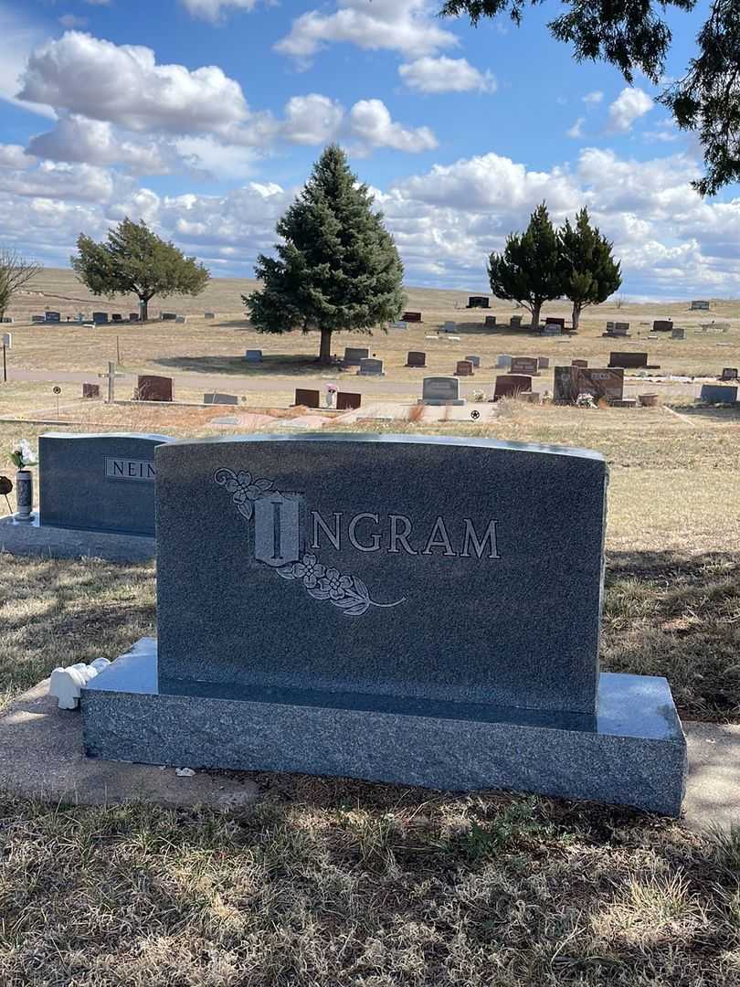 Travis S. Ingram's grave. Photo 1