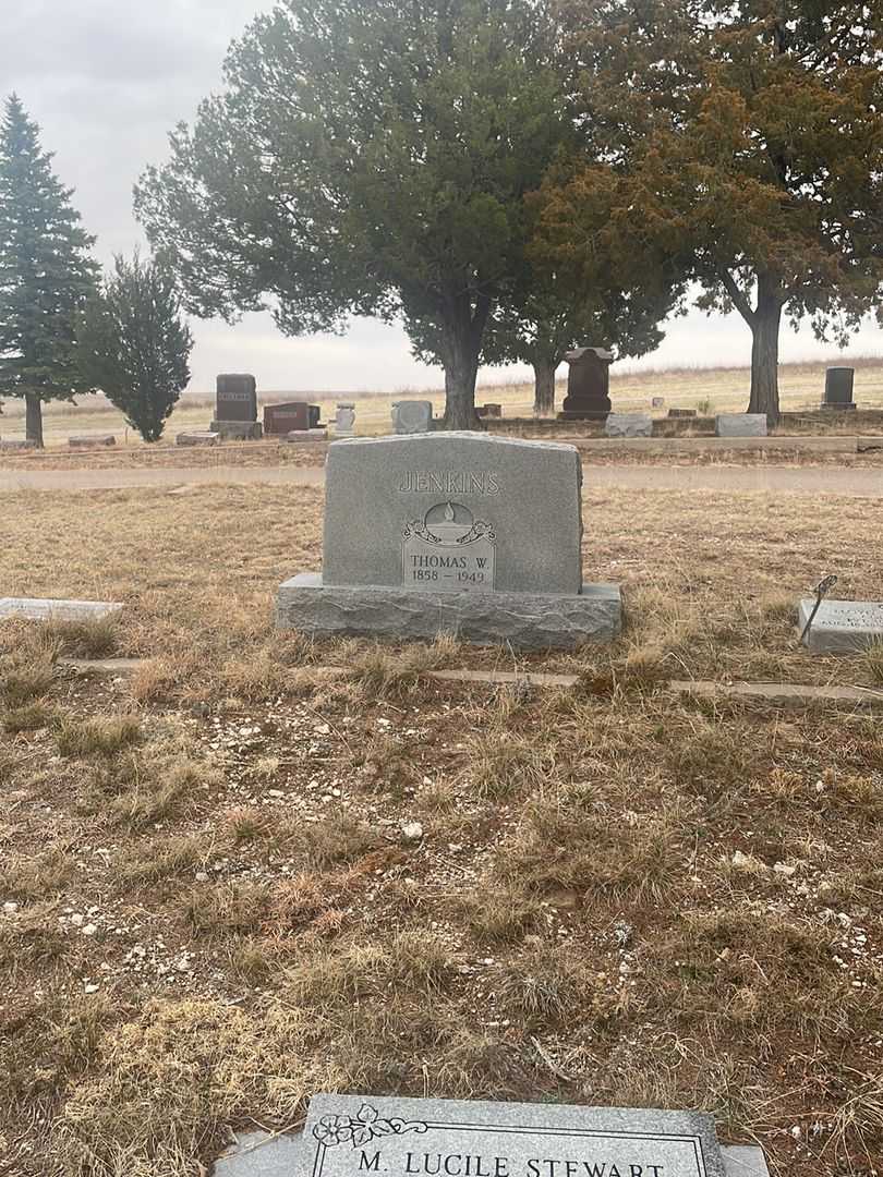 Thomas W. Jenkins's grave. Photo 2