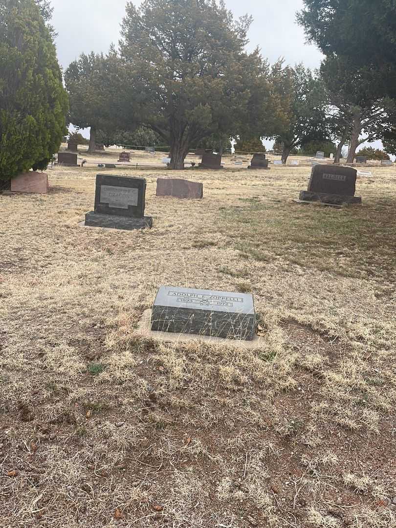 Adolph E. Zoppelli's grave. Photo 1