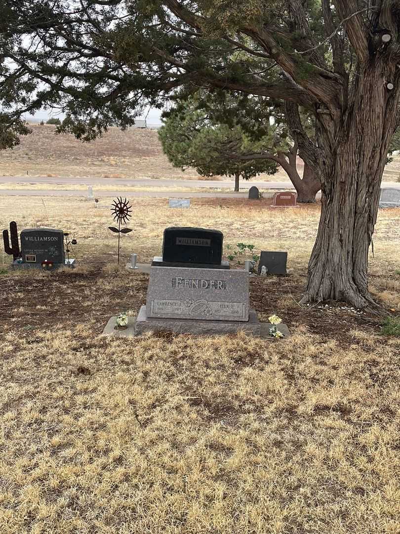 Ella L. Fender's grave. Photo 1