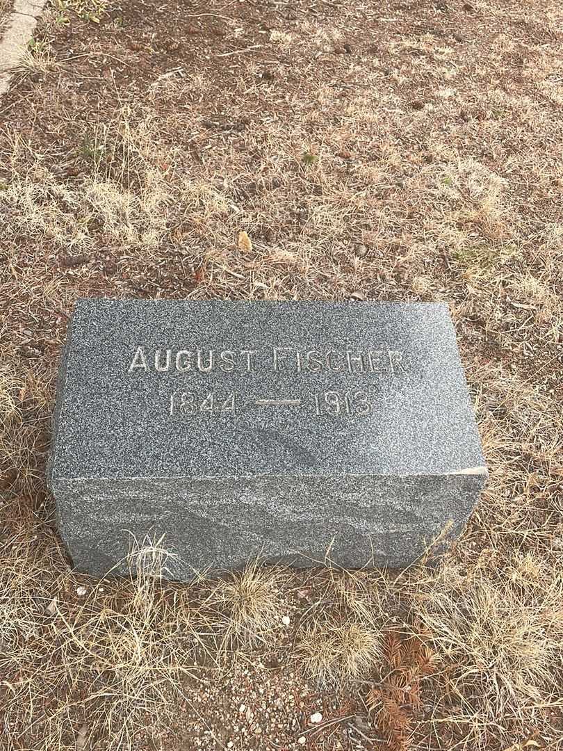 August Fischer's grave. Photo 2