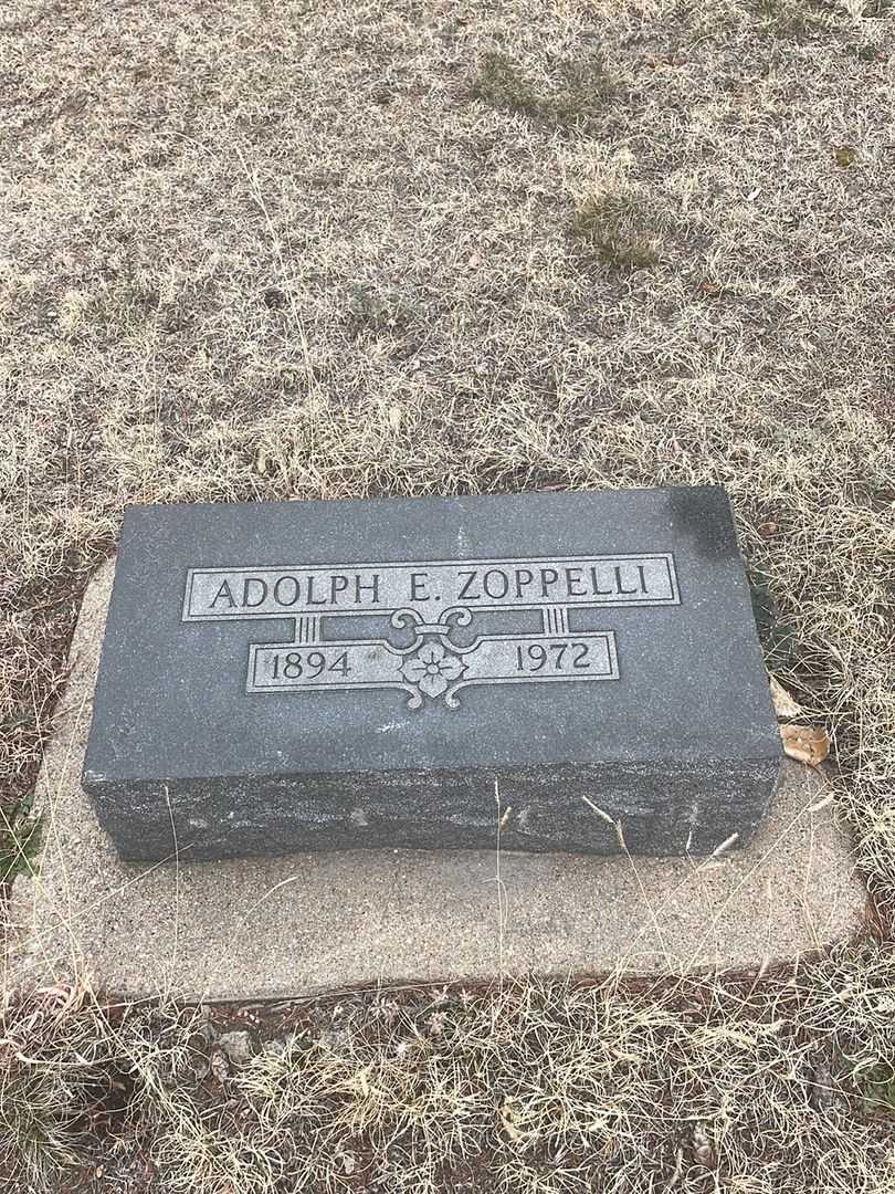 Adolph E. Zoppelli's grave. Photo 2