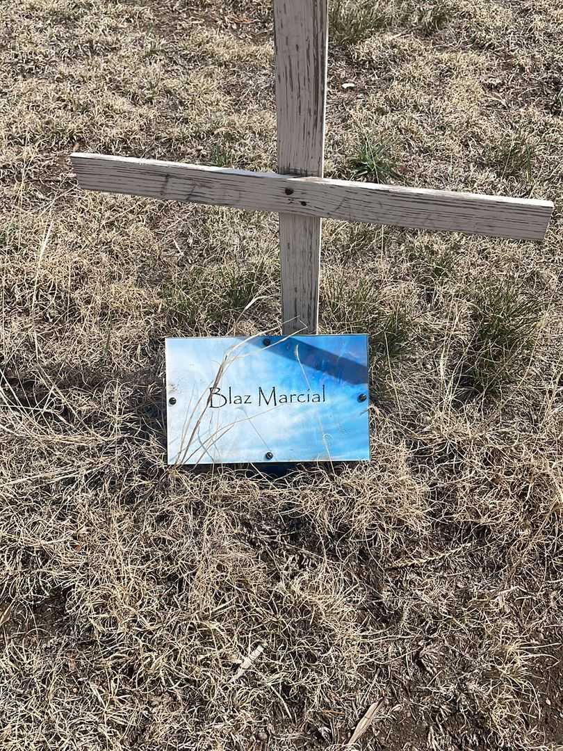 Blaz Marcial's grave. Photo 2