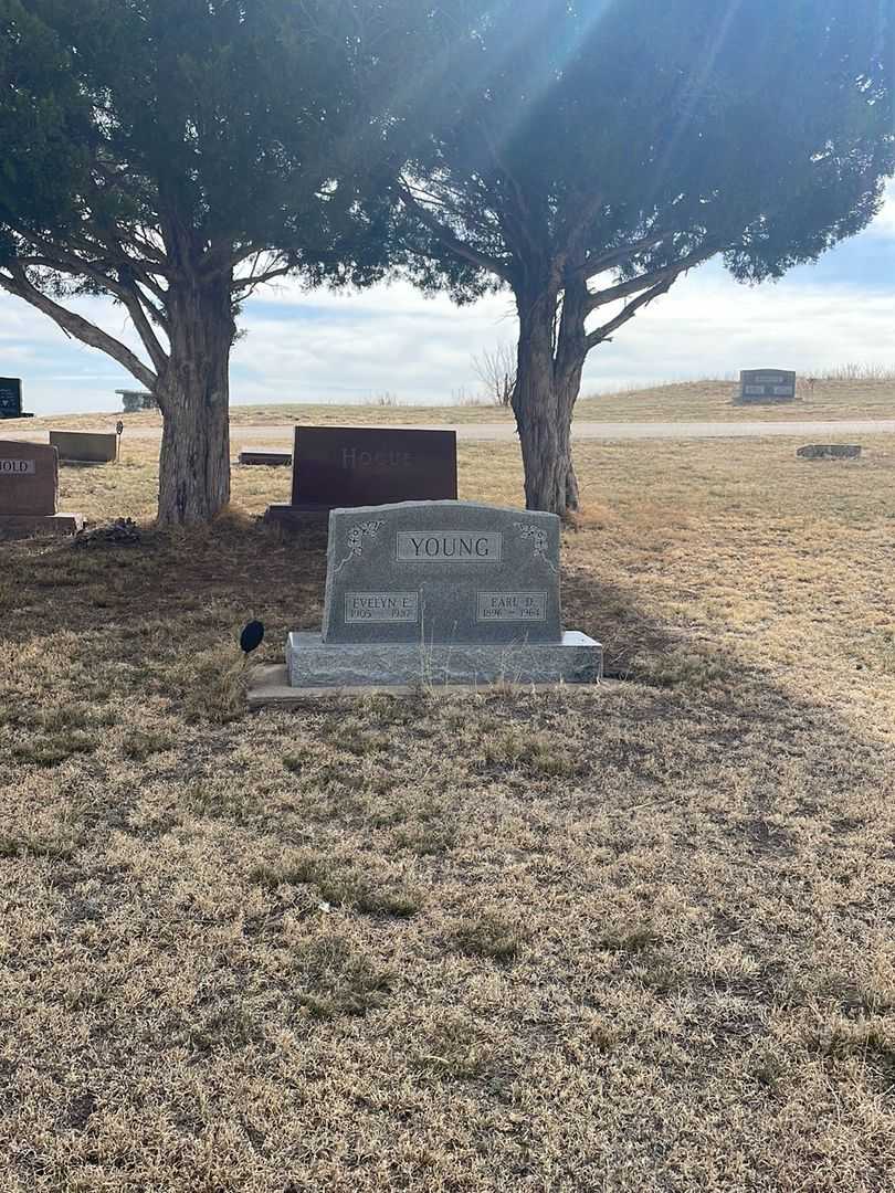 Earl D. Young's grave. Photo 1
