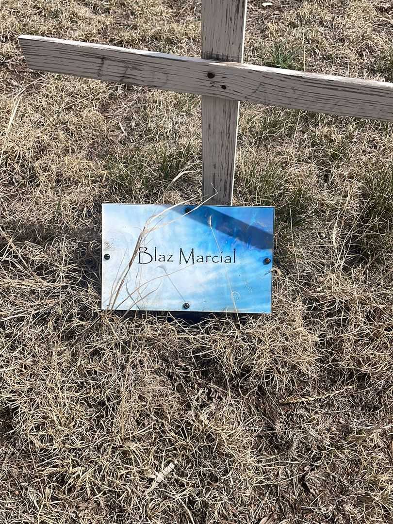 Blaz Marcial's grave. Photo 3