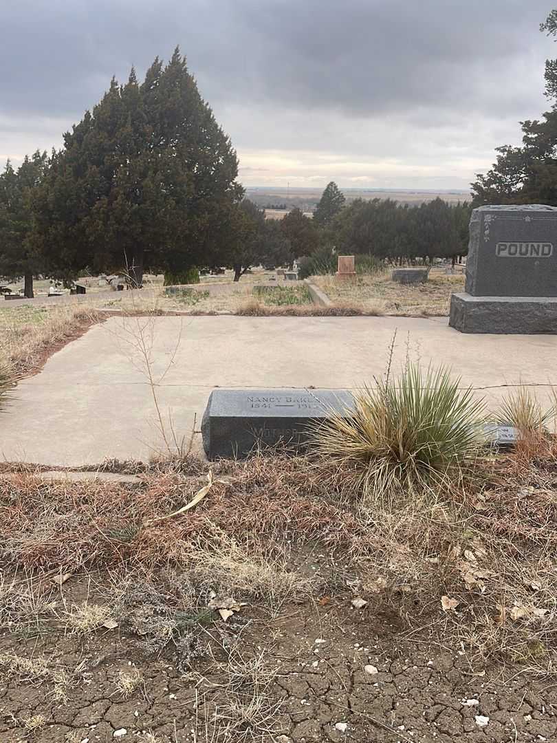 Nancy Baker's grave. Photo 2
