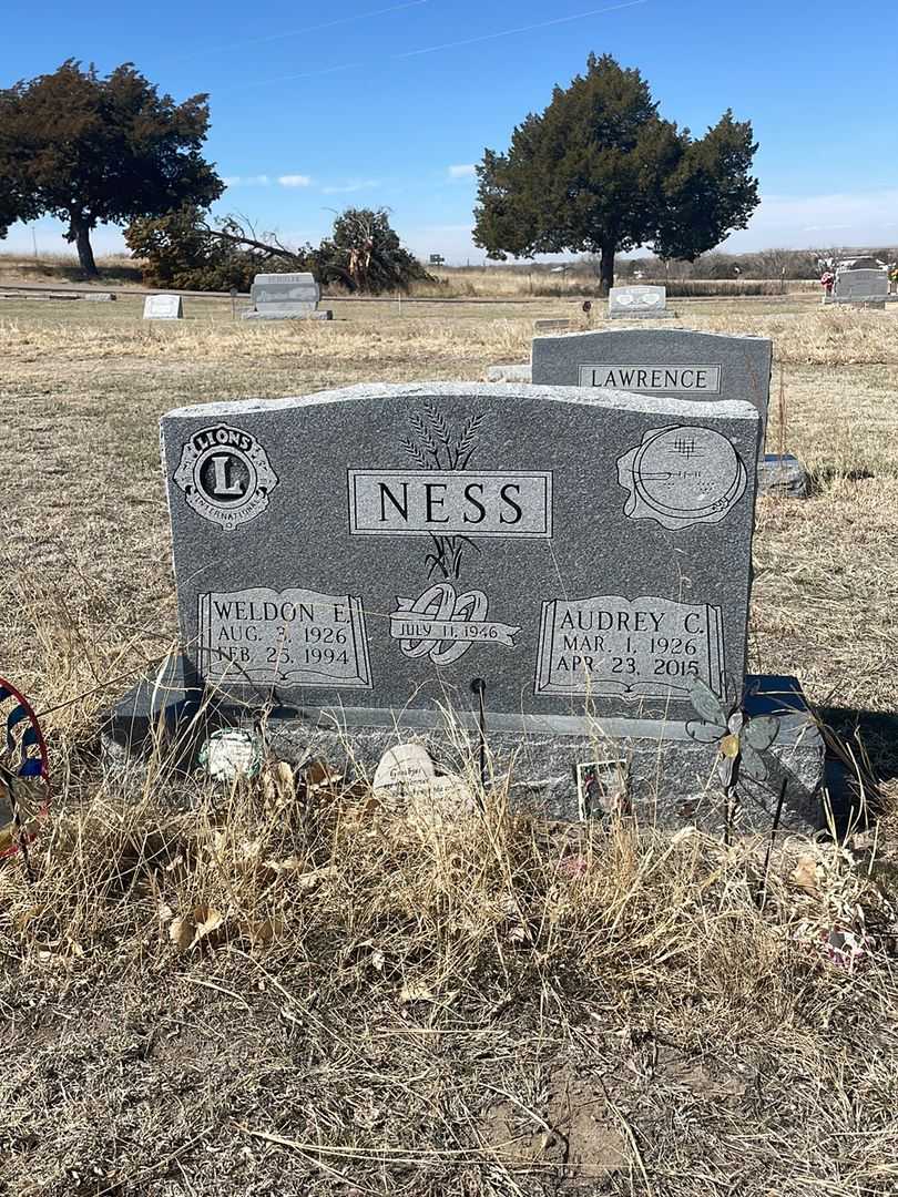 Audrey C. Ness's grave. Photo 2
