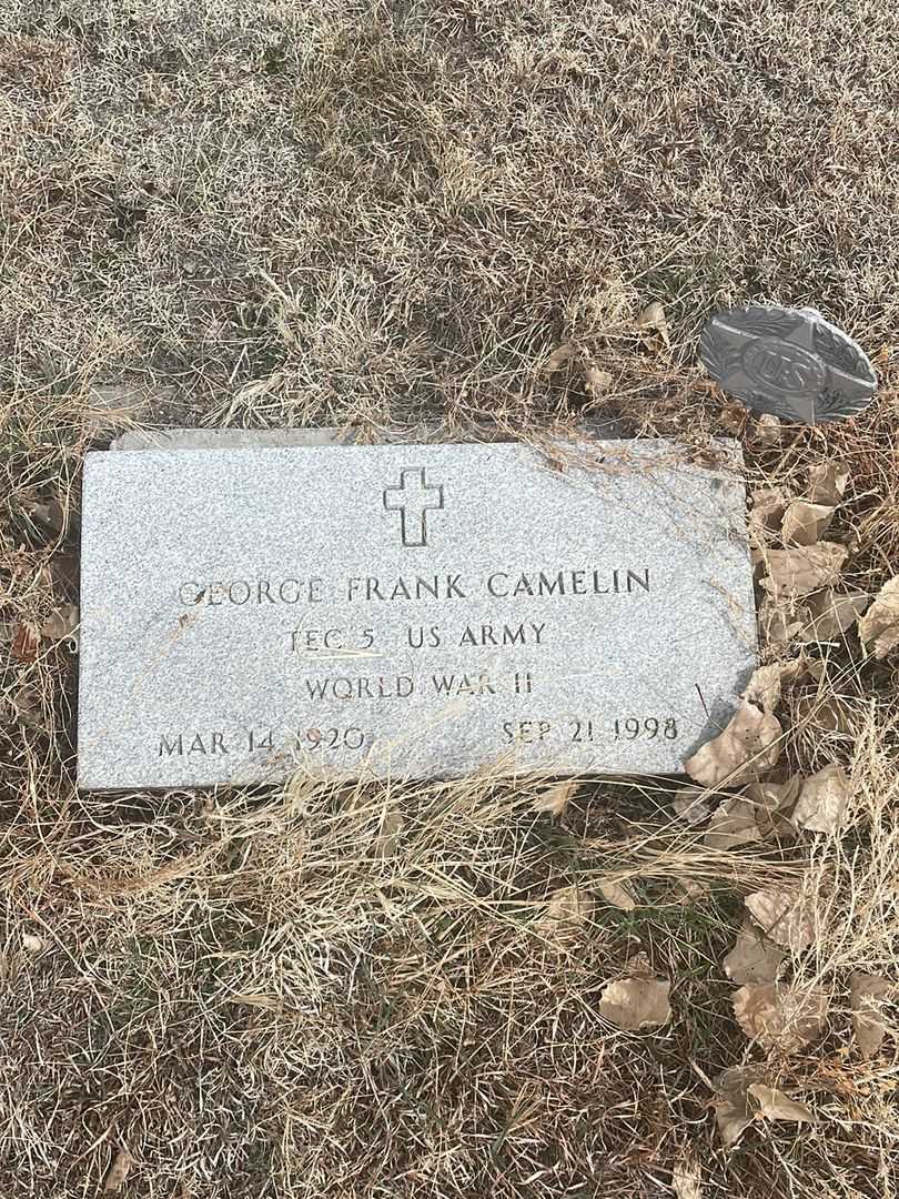George Frank Camelin's grave. Photo 2