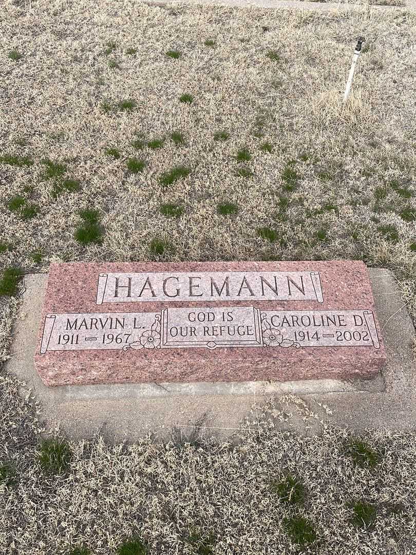 Caroline D. Hagemann's grave. Photo 2