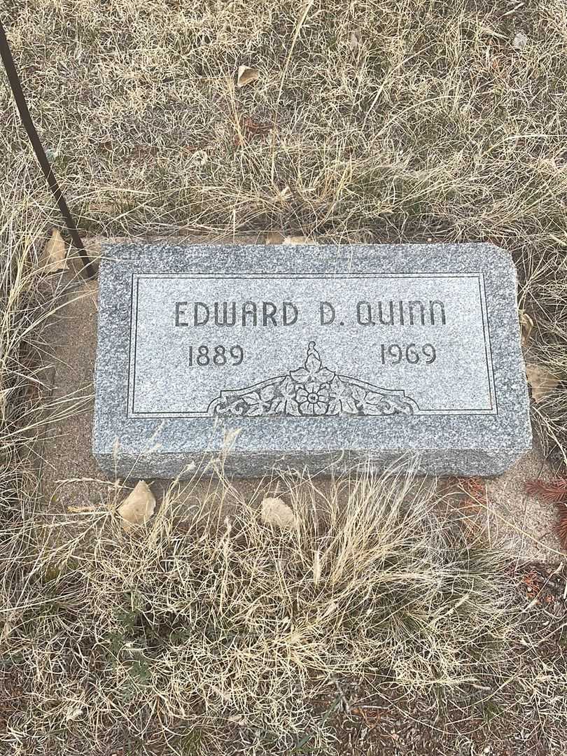 Edward D. Quinn's grave. Photo 2