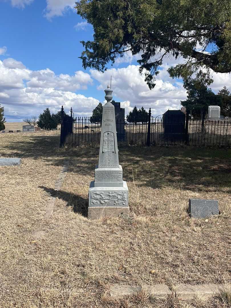 Elizabeth Davis's grave. Photo 1