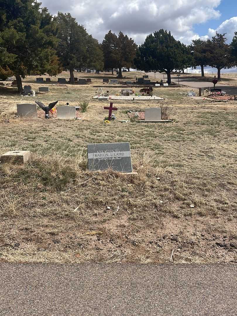 Marion L. Laird's grave. Photo 1