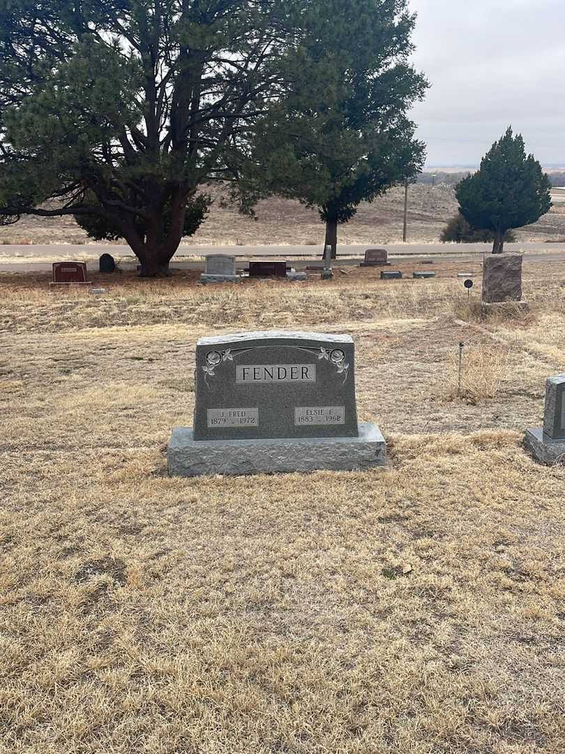 J. Fred Fender's grave. Photo 1
