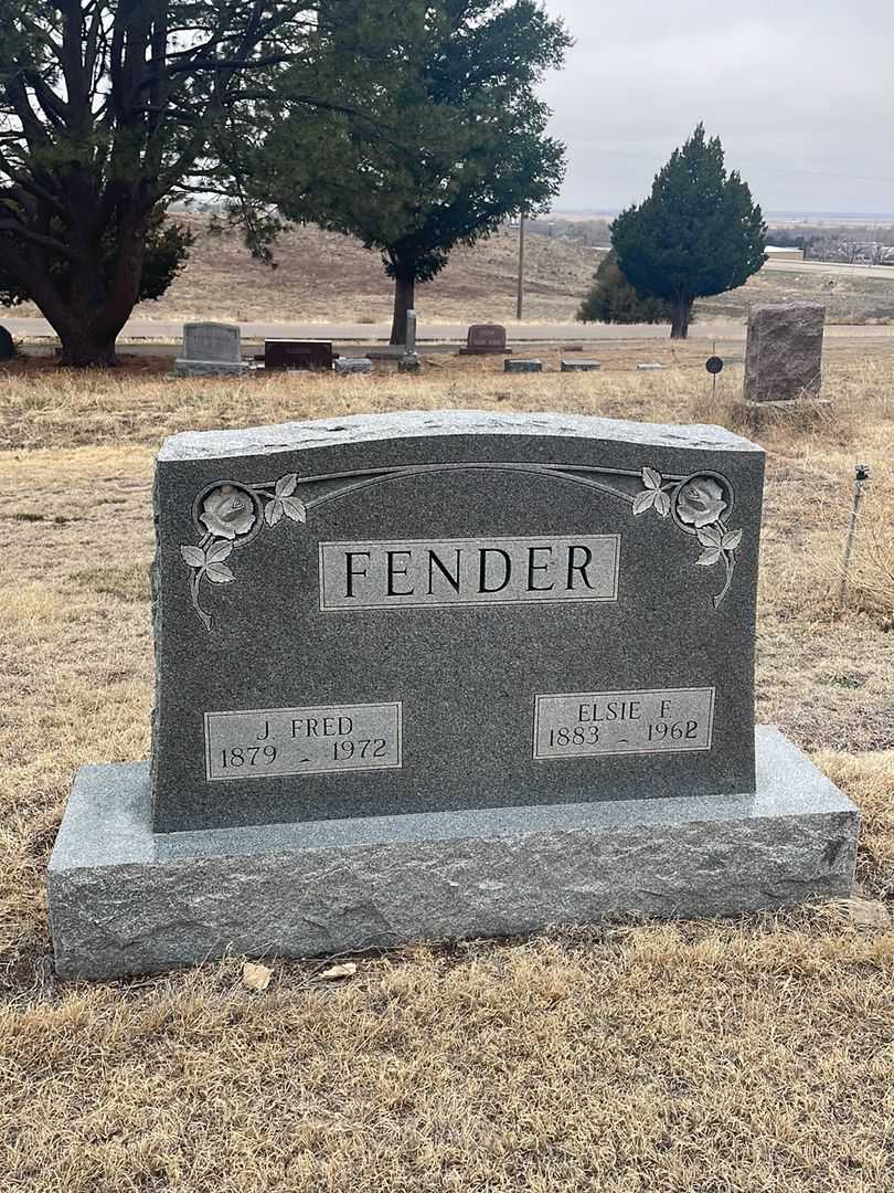 J. Fred Fender's grave. Photo 2