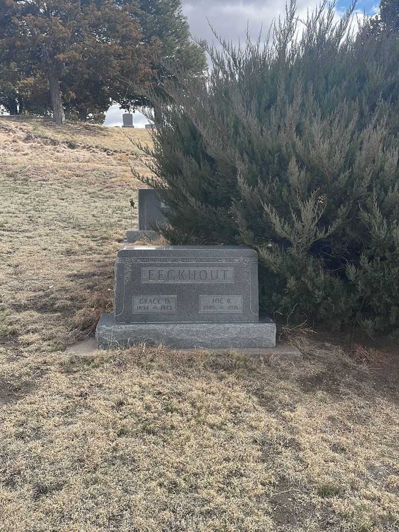 Joe B. Eeckhout's grave. Photo 1