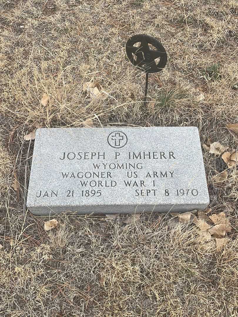 Joseph P. Imherr's grave. Photo 2