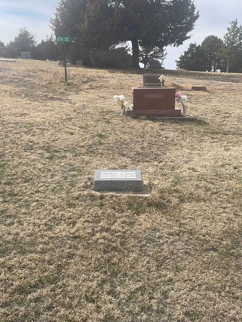 Cordella K. Davis's grave. Photo 2